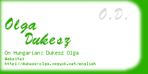 olga dukesz business card